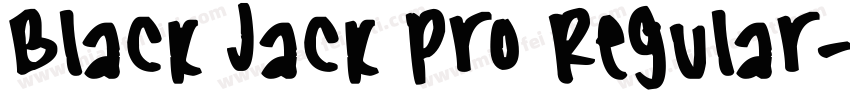 Black Jack Pro Regular字体转换